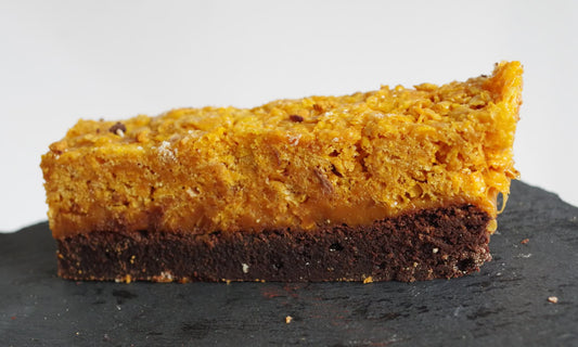 Cornflake Caramel Brownie
